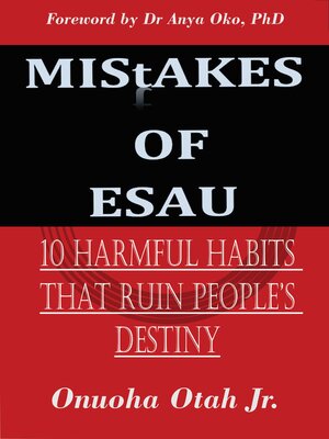 cover image of MISTAKES OF ESAU